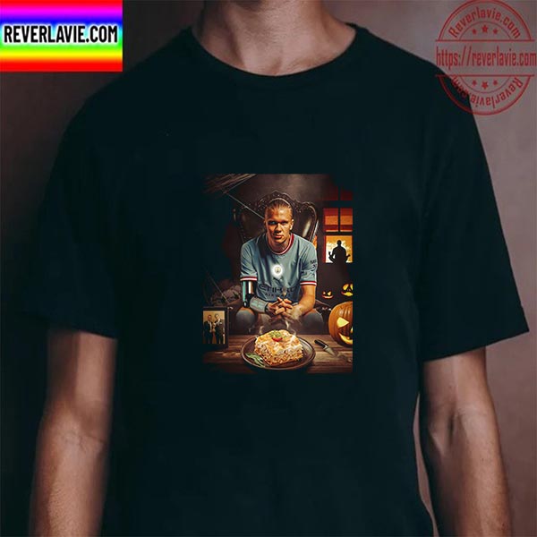 Happy Halloween X Erling Haaland Happy Haalandween Unisex T-Shirt Happy Halloween X Erling Haaland Happy Haalandween Unisex T-Shirt