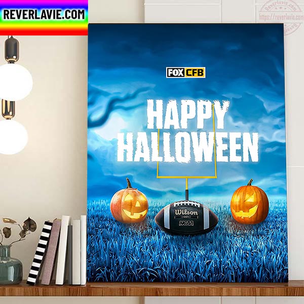 Happy Halloween X FOX College Football Home Decor Poster Canvas Happy Halloween X FOX College Football Home Decor Poster Canvas
