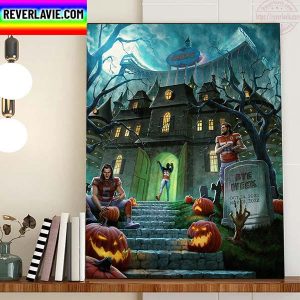 Happy Halloween X Kansas City Chiefs NFL Chiefs Kingdom Home Decor Poster Canvas