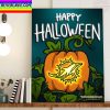 Happy Halloween X Miami Dolphins NFL Home Decor Poster Canvas