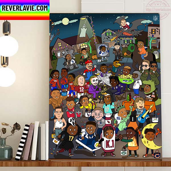Happy Halloween X NFL The Spookiest Costume Home Decor Poster Canvas Happy Halloween X NFL The Spookiest Costume Home Decor Poster Canvas