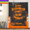 Happy Halloween X Texas Football NCAA Home Decor Poster Canvas