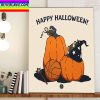 Happy Halloween X Washington Capitals NHL All Caps Home Decor Poster Canvas