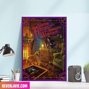 Happy Holidays Hawkeyes Workshop Marvel Studios Poster