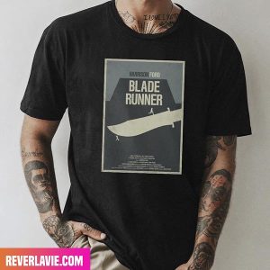 Harrison Ford Blade Runner Movie Poster Style T-Shirt
