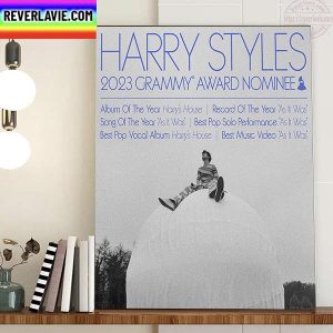 Harry Styles 2023 Grammy Award Nominee Home Decor Poster Canvas