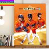 Houston Astros 2022 All MLB Team Home Decor Poster Canvas