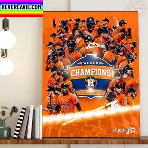 Houston Astros Are 2022 World Champions Home Decor Poster Canvas