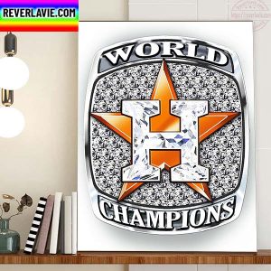 Houston Astros Champions World Series 2022 Home Decor Poster Canvas