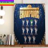 Houston Astros Champions World Series 2022 Home Decor Poster Canvas