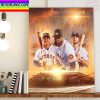 Houston Astros Game 4 MLB World Series 2022 Home Decor Poster Canvas