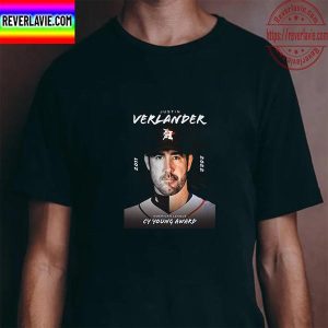 Houston Astros Justin Verlander 2011 2022 AL CY Young Award Unisex T-Shirt