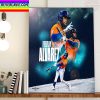 Houston Astros Yordan Alvarez Is 2022 MLB World Series Champions Home Decor Poster Canvas