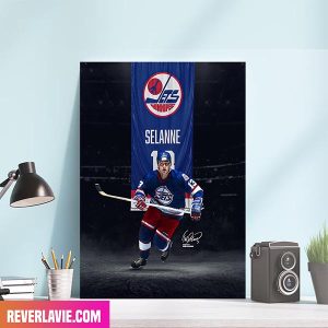 Immortalized In NHL History Forever Winnipeg Jets Teemu Selanne Poster