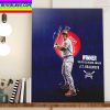 Jeff McNeil 2022 Silver Slugger Award Winner Home Decor Poster Canvas