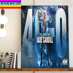 Jade Cargill Undefeated TBS Champion On AEW Home Decor Poster Canvas