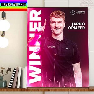 Jarno Opmeer Winner F1 Esports Series Pro Championship 2022 Home Decor Poster Canvas