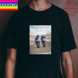 Joan Mir And Alex Rins Of Team Suzuki Ecstar Moto GP On Valencia GP Unisex T-Shirt