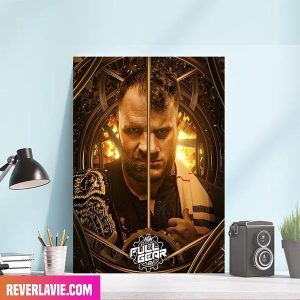 Jon Moxley AEW Full Gear Match Up Poster