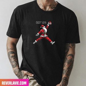 Jordan Retro 11 Kids Cool Grey Air Santa Style T-Shirt