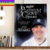 Jose Trevino American League 2022 Platinum Glove Award Home Decor Poster Canvas