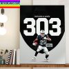 Josh Jacobs 303 Total Yards Vs Seattle Seahawks Home Decor Poster Canvas