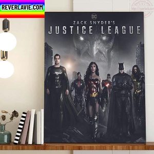 Justice League Zack Snyder Official Poster Home Decor Poster Canvas