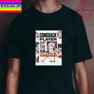 Justin Verlander Is 2022 American League Comeback Player Of The Year Unisex T-Shirt