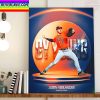 Justin Verlander Wins 2022 AL CY Young Award Home Decor Poster Canvas