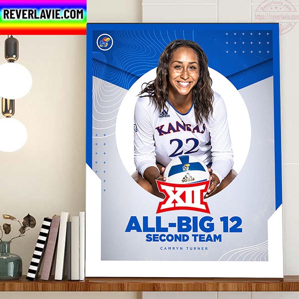 Kansas Volleyball Cam Turner All Big 12 Second Team Home Decor Poster Canvas Kansas Volleyball Cam Turner All Big 12 Second Team Home Decor Poster Canvas