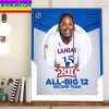 Kansas Volleyball Cam Turner All Big 12 Second Team Home Decor Poster Canvas