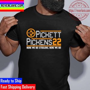 Kenny Pickett George Pickens 2022 Here We Go Steelers Here We Go Unisex T-Shirt