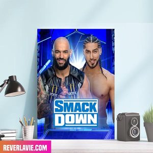 King Ricochet x Mustafa Ali Will Collide in a WWE Smack Down Poster