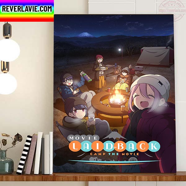 Laid Back Camp The Movie Home Decor Poster Canvas Laid Back Camp The Movie Home Decor Poster Canvas