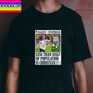 Less Than Half Of Population Is Christian On Cover Daily Express Unisex T-Shirt