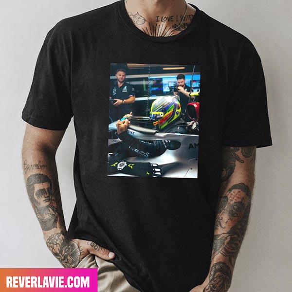 Lewis Hamilton Mercedes-AMG F1 Love Is Love Style T-Shirt Lewis Hamilton Mercedes-AMG F1 Love Is Love Style T-Shirt