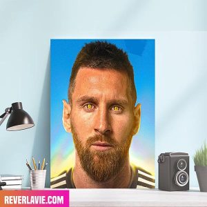 Lionel Messi Argentina Team FIFA World Cup 2022 Only One Thing On His Mind Poster