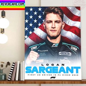 Logan Sargeant Is First US Driver In F1 Since 2015 Home Decor Poster Canvas