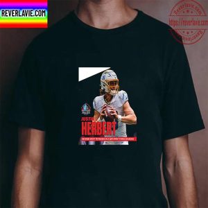 Los Angeles Chargers QB Justin Herbert Second Most TD Passes Unisex T-Shirt