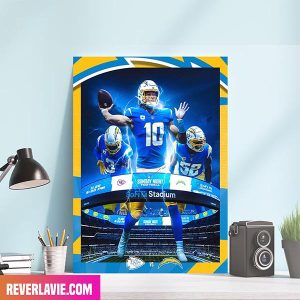 Los Angeles Chargers Who You Got In The AFC West Rematch Poster