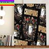 Mauricio Dubon Houston Astros Is 2022 MLB World Series Champions Home Decor Poster Canvas