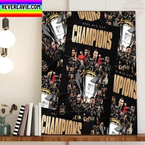 Los Angeles Football Club Are 2022 MLS Cup Champions Home Decor Poster Canvas