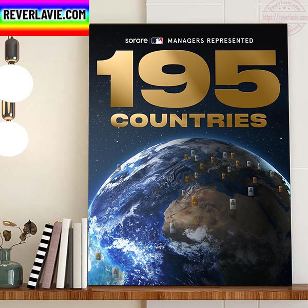 MLB Managers Represented 195 Countries Home Decor Poster Canvas MLB Managers Represented 195 Countries Home Decor Poster Canvas