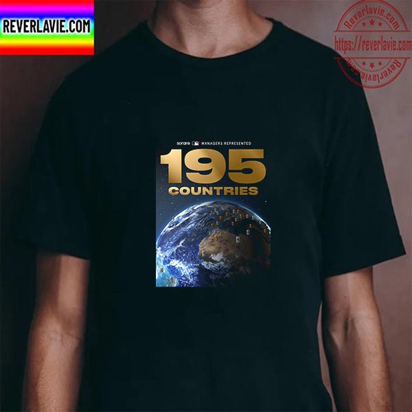 MLB Managers Represented 195 Countries Unisex T-Shirt MLB Managers Represented 195 Countries Unisex T-Shirt