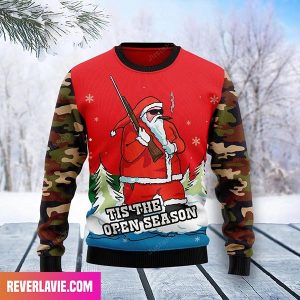 MT10 Store Hunting Santa Christmas Ugly Sweater