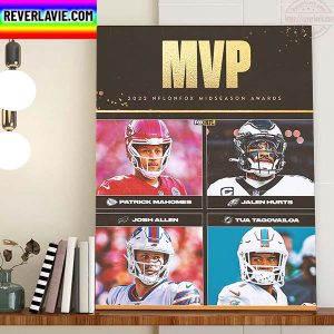 MVP 2022 NFL On Fox Midseason Awards Home Decor Poster Canvas