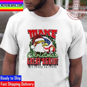 Make Christmas Great Again Xmas Eagle Trump Icon Unisex T-Shirt