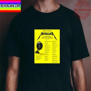 Metallica M72 World Tour No Repeat Weekend Unisex T-Shirt