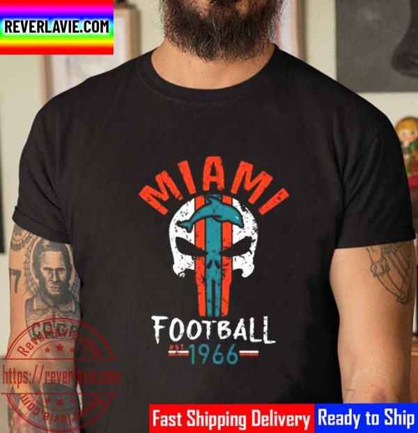 Miami Football Skull Est 1966 Unisex T-Shirt