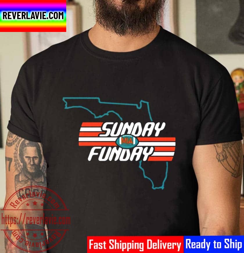 Miami Football Sunday Funday Unisex T-Shirt Miami Football Sunday Funday Unisex T-Shirt